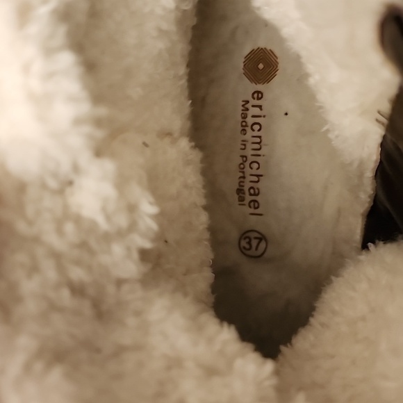 Eric Michael Women's Oregon Lace-Up Suede Ankle Boots sz 37 (6.5-7) - Picture 5 of 8